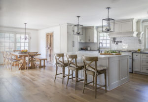 White and Gray Kitchen Renovation